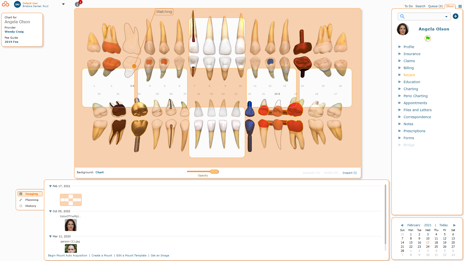 screenshot of Curve Dental